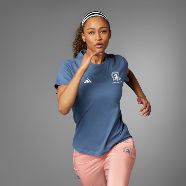 ボストンマラソン2024 公式 Tシャツ レディース　Sサイズ adidas Boston Marathon® 2024 Marathon Map Tee | Marathon Sports