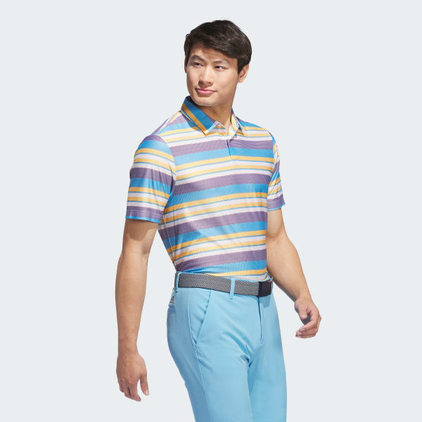 Żolty Ultimate365 HEAT.RDY Stripe Polo Shirt