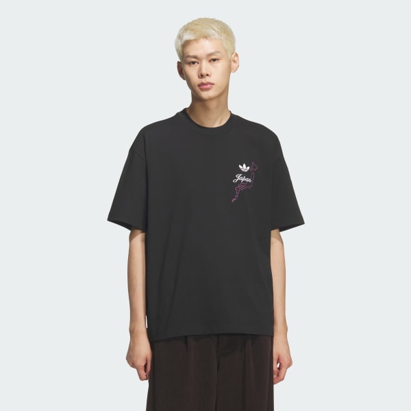 ブラック ジャパン半袖Tシャツ