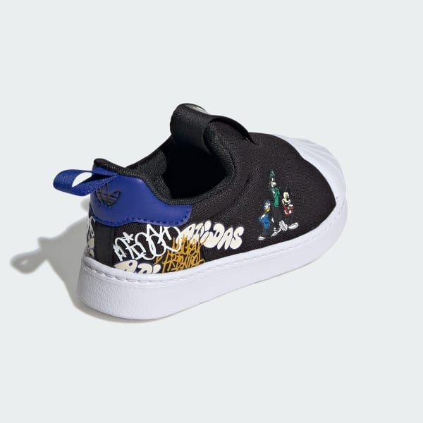 adidas x Disney Mickey Superstar 360 Shoes Kids Black Free Shipping with adiClub adidas Canada