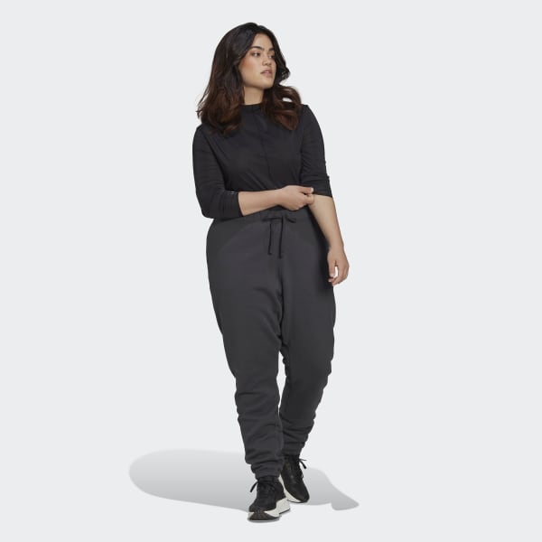 Svart Long Sleeve T-skjorte (store størrelser) MBE79