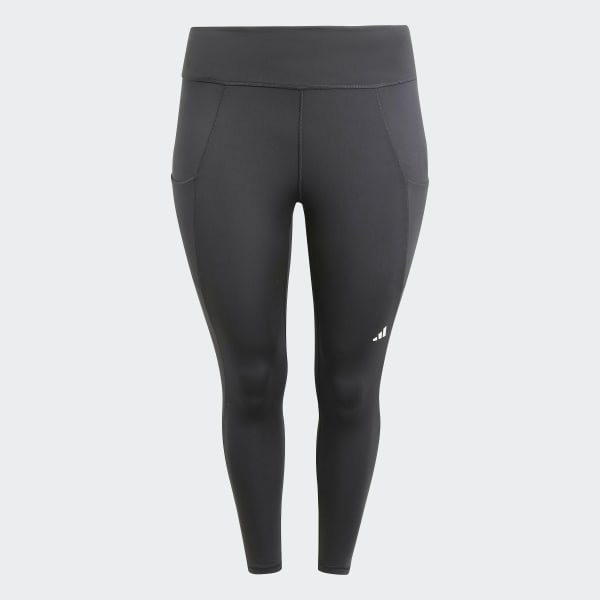 adidas Own the Run 7/8 Leggings (Plus Size) - Black | Free