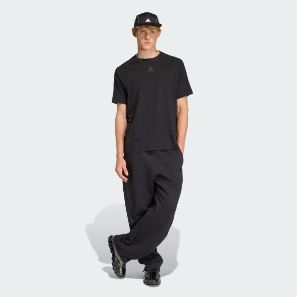 Noir PANTALON SPACER BAS DROIT CUTLINE