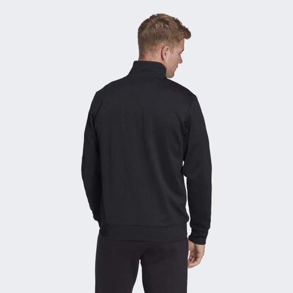 Czerń Juventus Essentials Trefoil Track Jacket BVW83