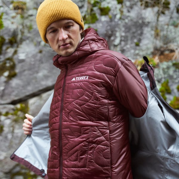 adidas TERREX XPERIOR VARILITE PRIMALOFT HOODED JACKET - Brown | Men's  Hiking | adidas US