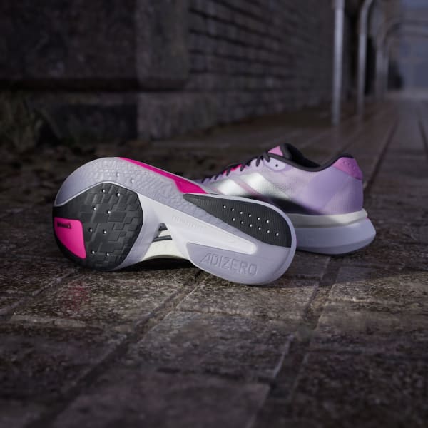 Ungu Sepatu Adizero Boston 13