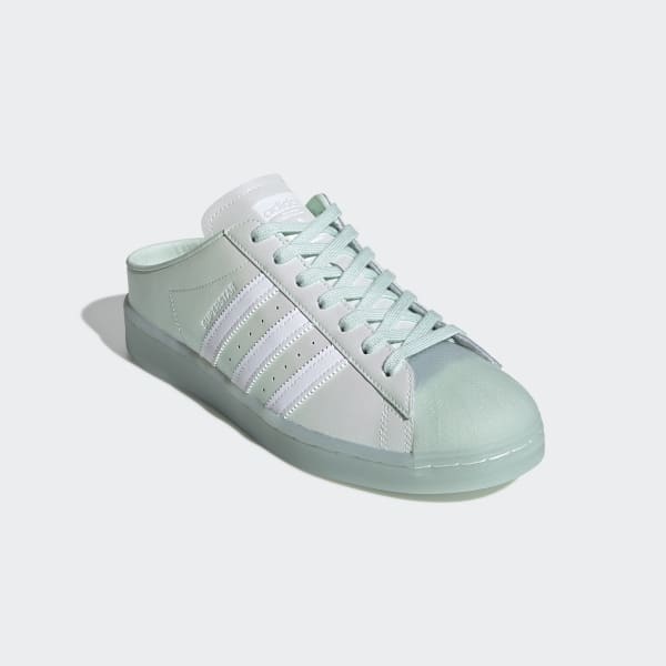 adidas Superstar Mule Shoes - Green 