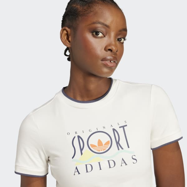 adidas Sport Graphic ベビー半袖Tシャツ - ホワイト | アディダス