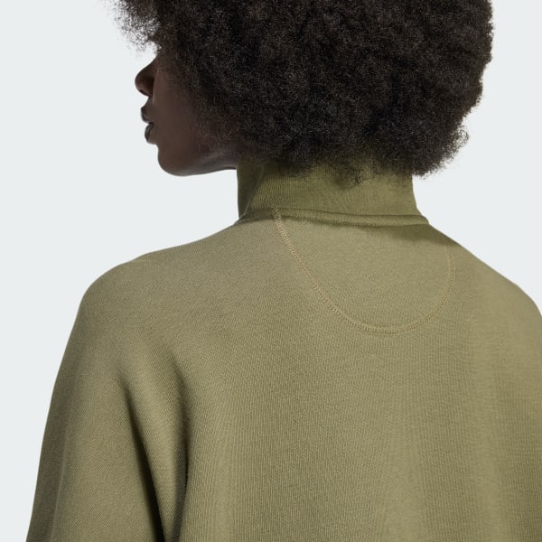 adidas Essentials French Terry 1/2 Zip Sweatshirt - Green | adidas