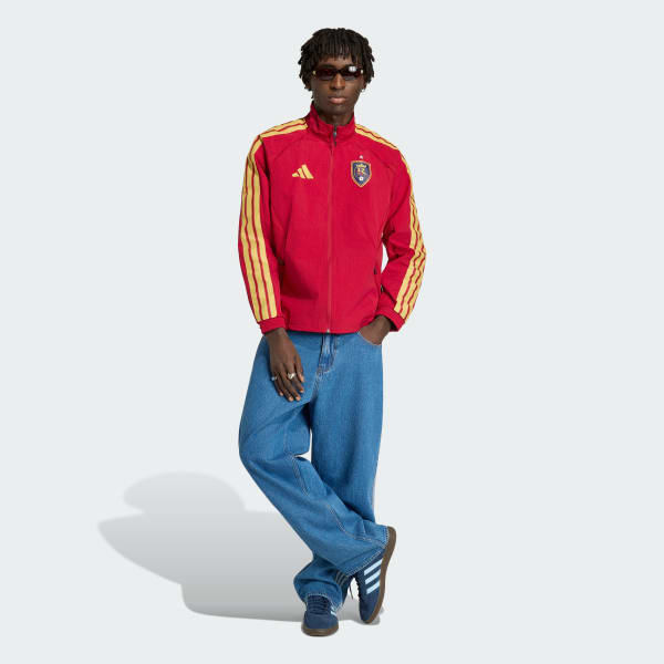 adidas Real Salt Lake Anthem Jacket - Burgundy | Free Shipping