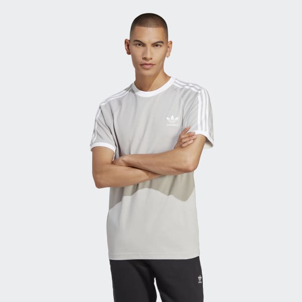 Adicolor 3-Stripes T-shirt - grijs adidas Belgium