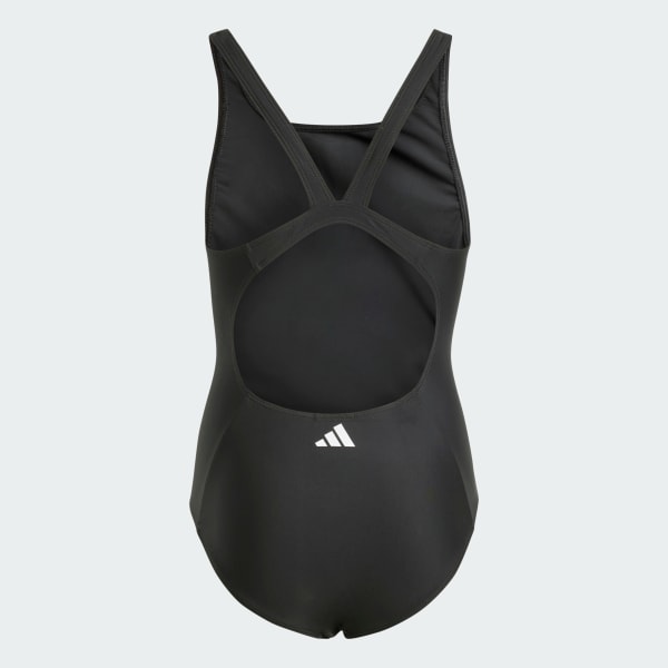 Nero Costume da bagno 3-Stripes Junior