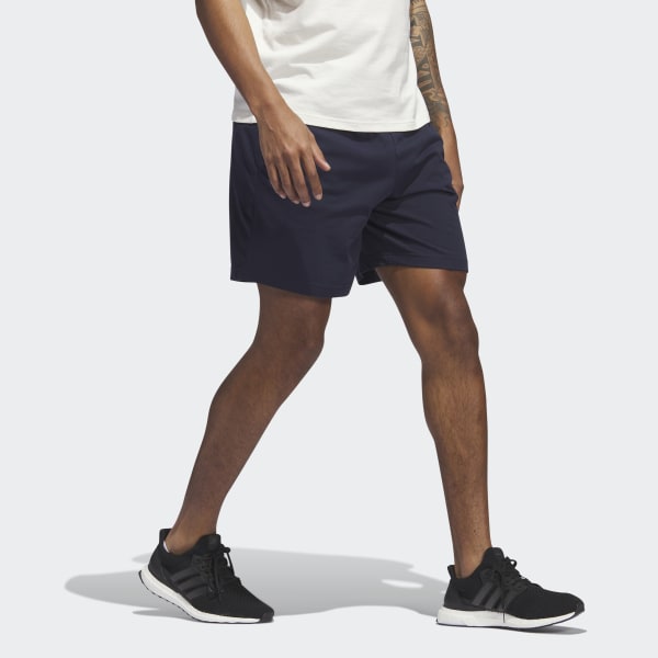 Niebieski AEROREADY Essentials Single Jersey Linear Logo Shorts