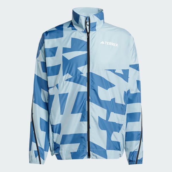 Abu-abu Jaket Windbreaker Terrex Multi Print