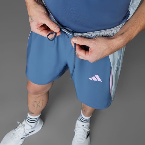 adidas Tech Apparel Colorblock Shorts - Blue | Free Shipping