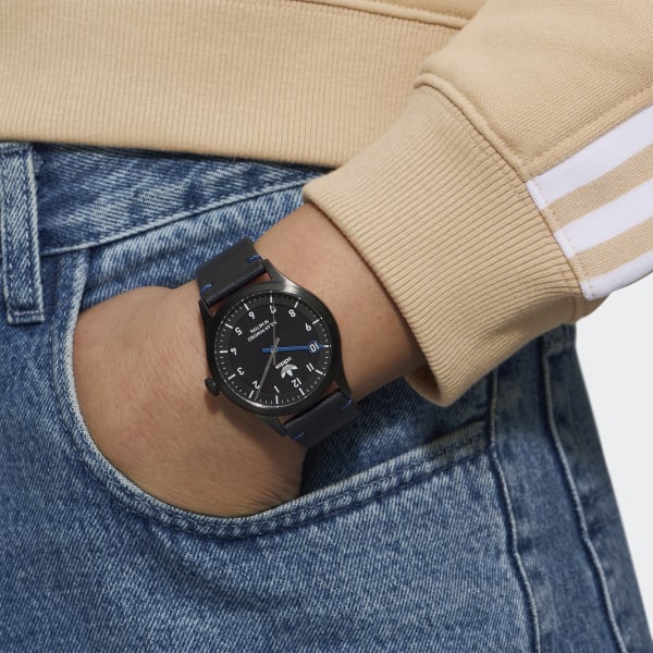 Schwarz Project One Steel Uhr