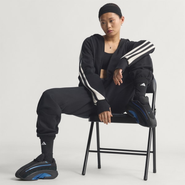 Black 아디다스 크롭 후디