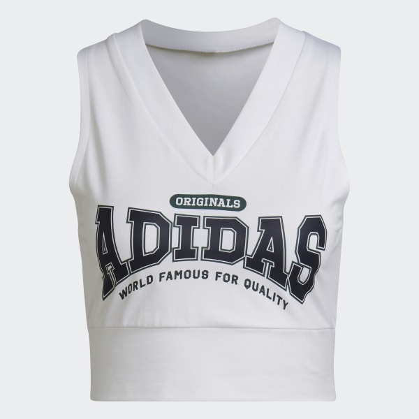 Adidas crop vest clearance