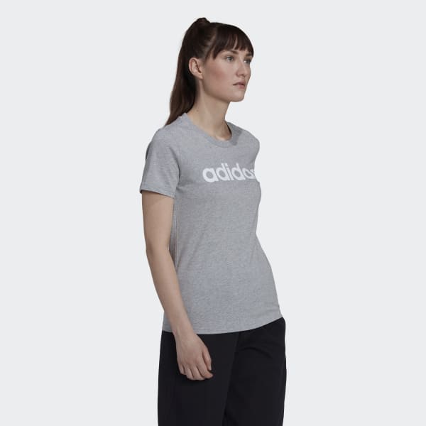 Szary LOUNGEWEAR Essentials Slim Logo Tee