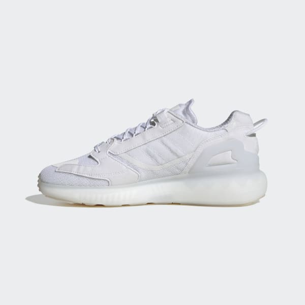 White ZX 5K Boost Shoes LWX66