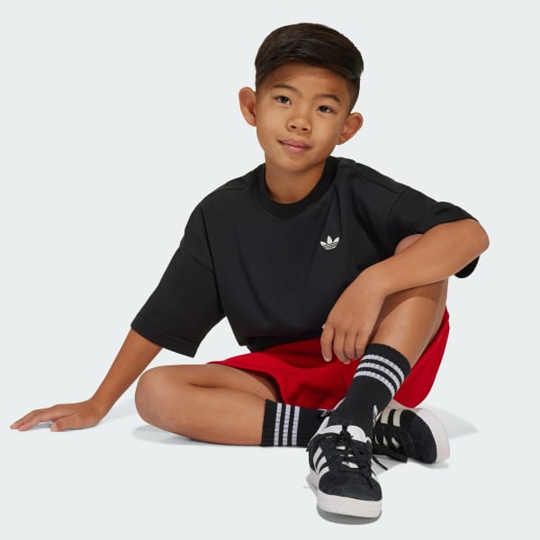 Black ADIDAS DISNEY MICKEY MOUSE SHORT TEE SET