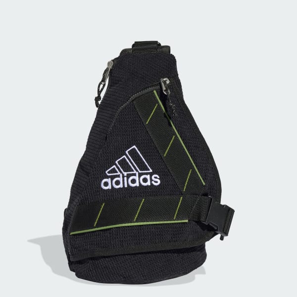 adidas Trefoil Monogram Jacquard Round Bag - Black | adidas