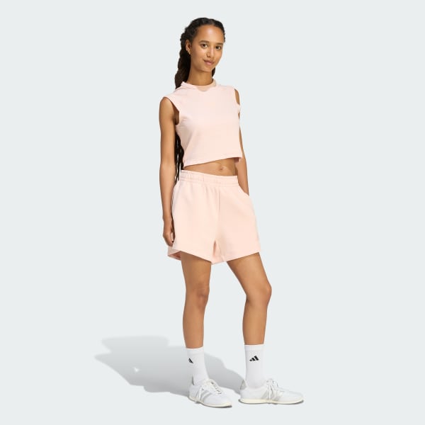 Pink Soft Lux Loose Shorts