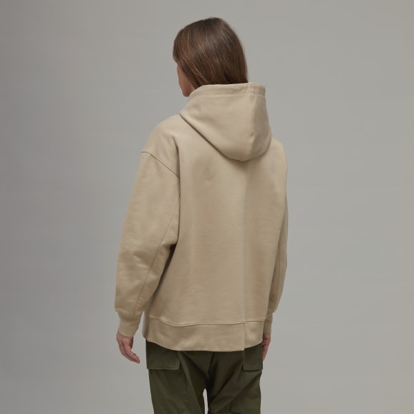 Brązowy Y-3 Classic Chest Logo Hoodie EKC90