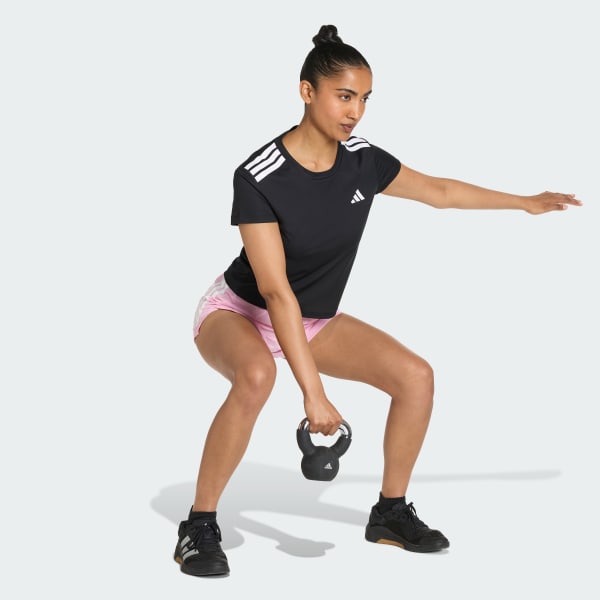 Black Hyperglam 3-Stripes T-Shirt