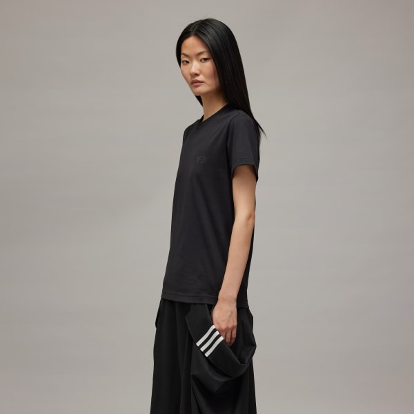 Siyah Y-3 Regular Kısa Kollu Tişört