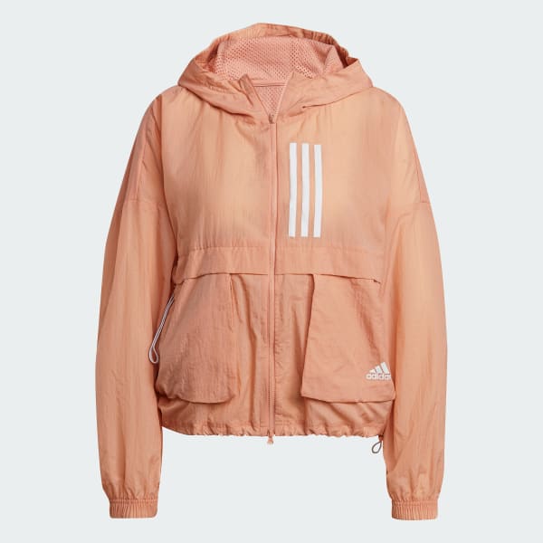 Pink 2024 adidas windbreaker
