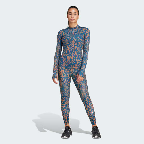 Blau adidas by Stella McCartney TruePurpose Training Printed Longsleeve