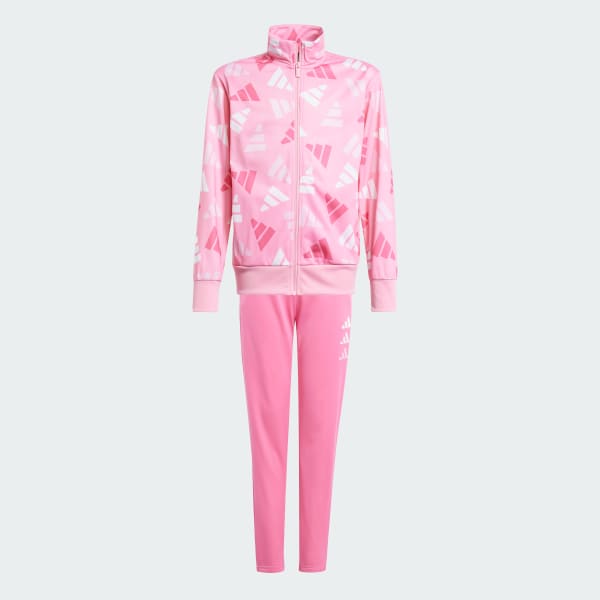 Rosado Conjunto Seasonal Essentials Logo Celebration Tricot (Adolescentes)