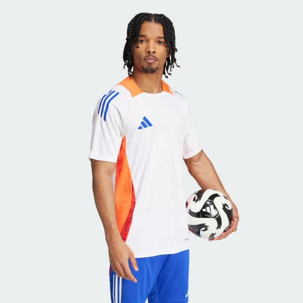 White Tiro 24 Competition Training Jersey