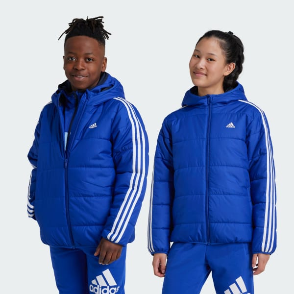 Blue Essentials 3-Stripes Padded Jacket