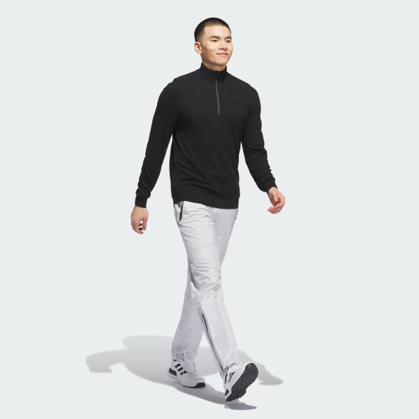 cerná Svetr Ultimate365 Tour Wind Knit Quarter-Zip