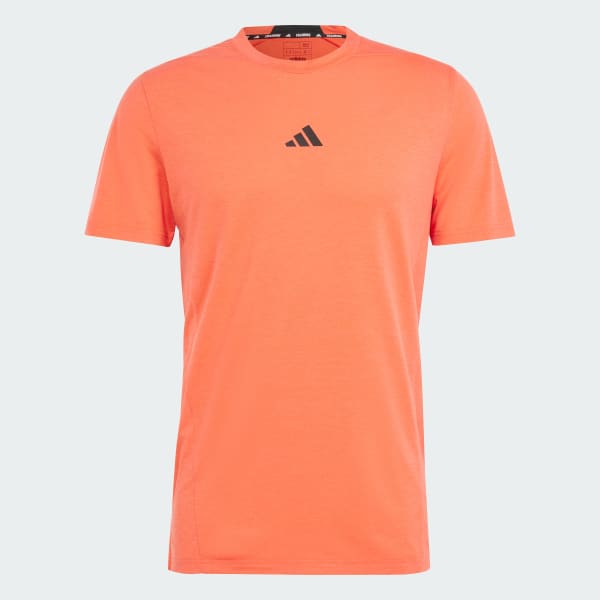adidas Designed for Training Workout Tee Red Men's Training adidas US