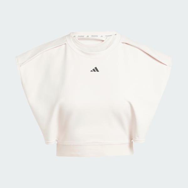Pink Power AEROREADY Crop Sleeveless Tee