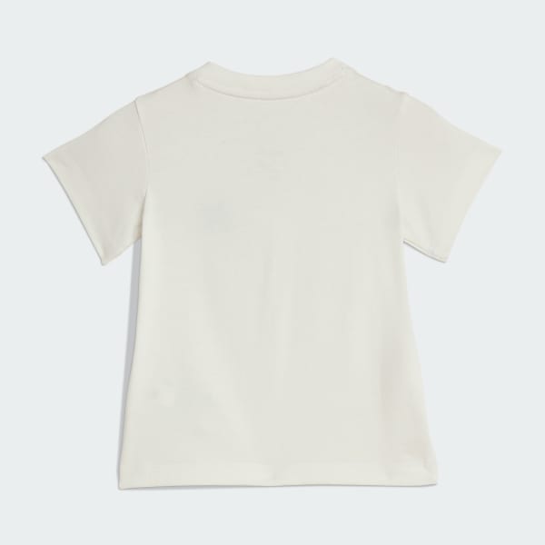 Beige Tuta Shorts Tee Infant