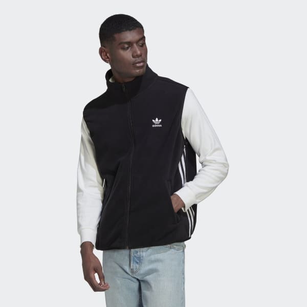 Μαύρο Adicolor 3-Stripes Fleece Vest CZ783