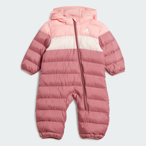 Ροζ Synthetic Down Snow Suit
