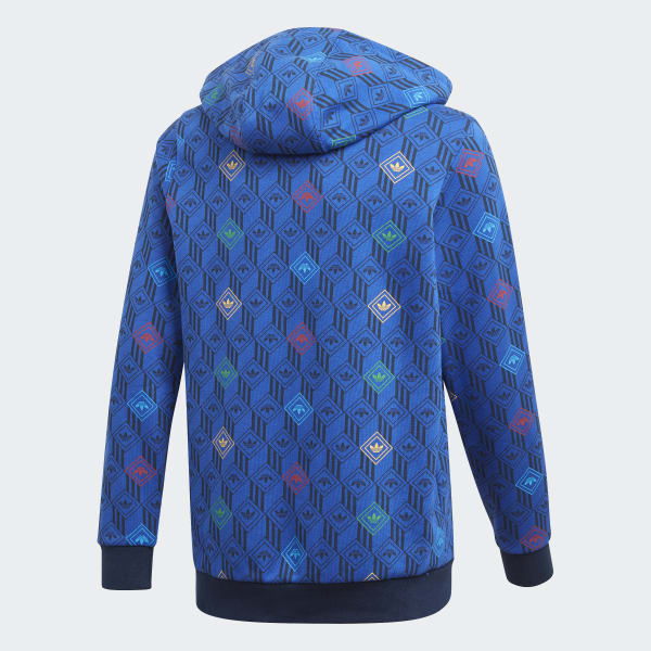 adidas originals blue hoodie