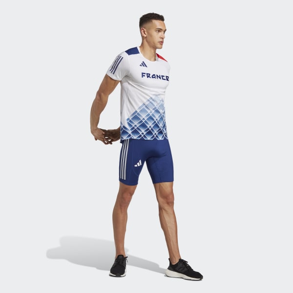 Blanc T-shirt Adizero Promo