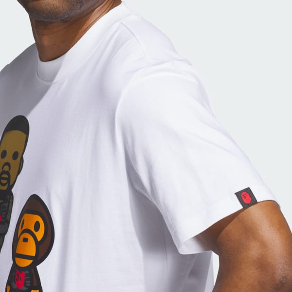 adidas BAPE x Dame 9 Graphic Tee White adidas Philippines