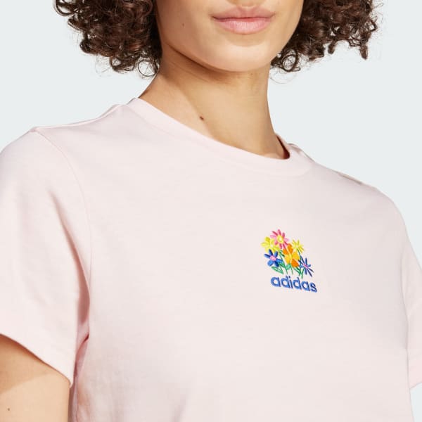 !残り僅か!【ADIDAS ORIGINALS】★GRAPHIC SLIM TEE★正規品★ adidas Soft Side Mini Graphic Tee - Pink | adidas Singapore