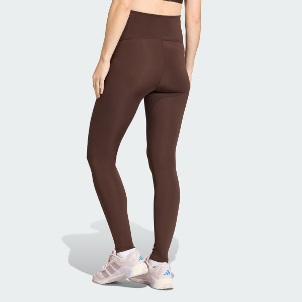 Braun Optime Essentials Workout Umstands-Leggings in voller Länge