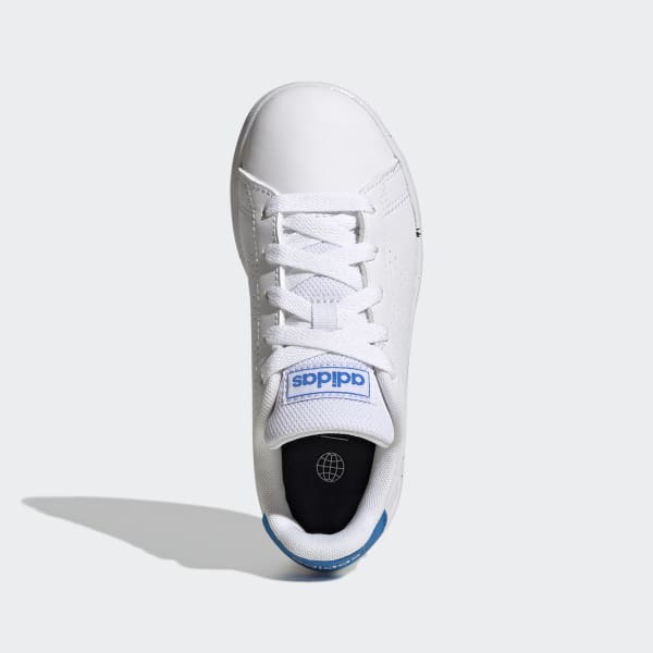 White Advantage Lifestyle Court Lace Shoes