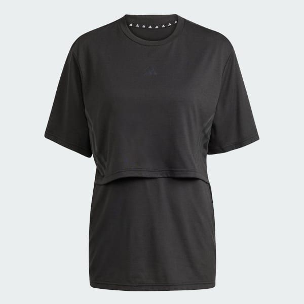 Noir T-shirt de grossesse