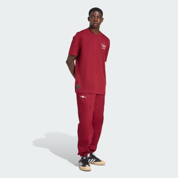 Burgundy Arsenal Terrace Icons Graphic T-shirt