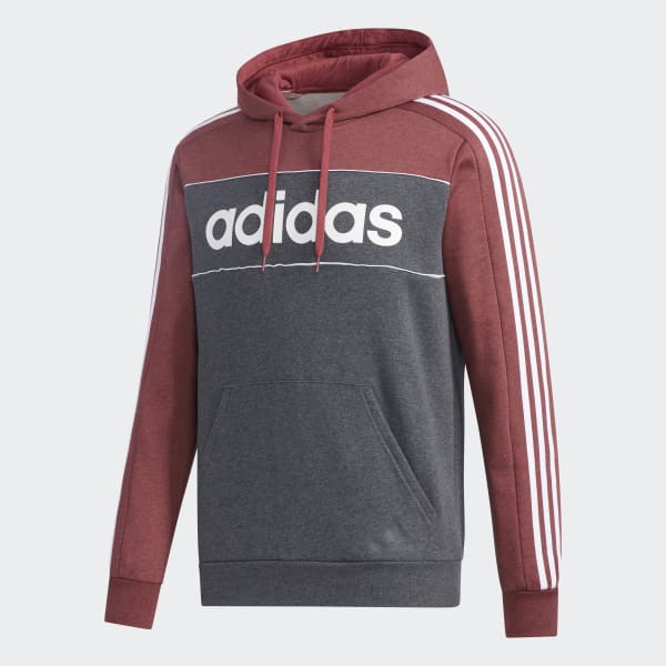 adidas Essentials Hooded Sweatshirt Red adidas New Zealand